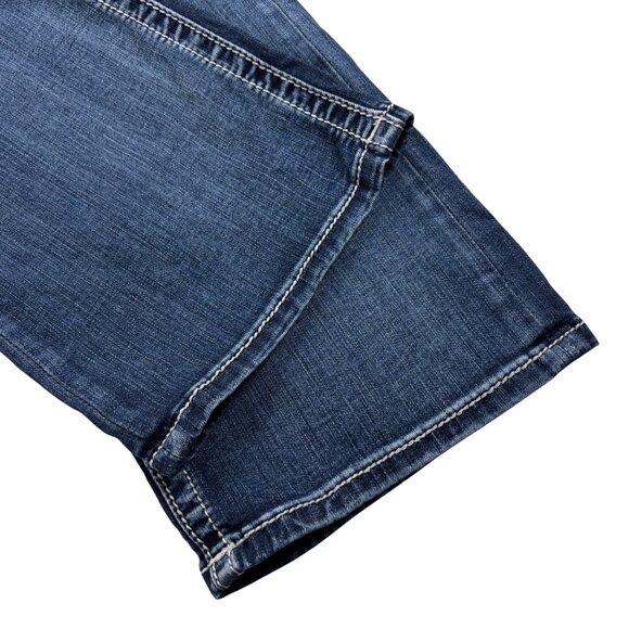 Miss Me Mid Rise Curvy Boot Jeans Womens Size 34 Stretch Denim - Picture 6 of 11